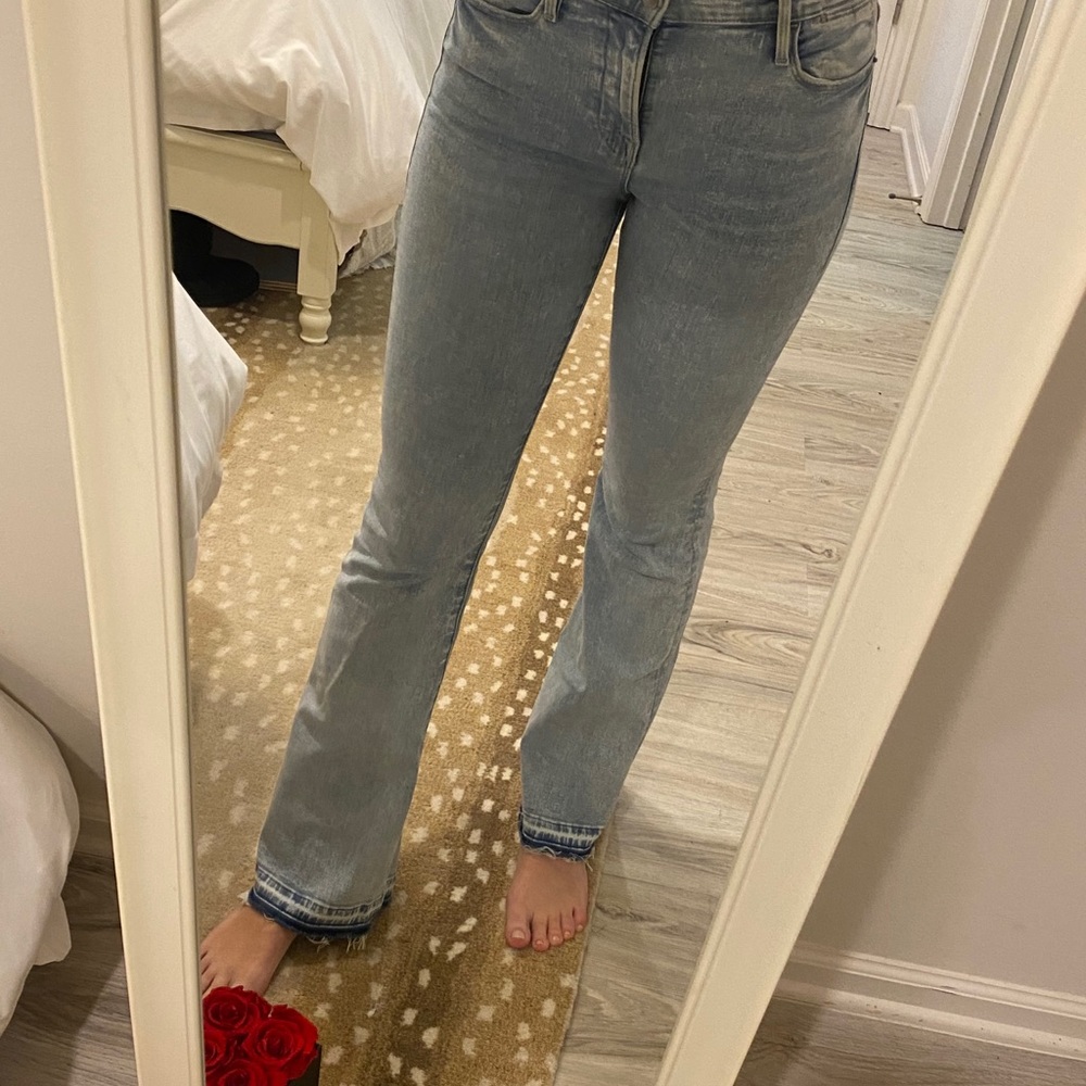 Frame Le Pixie High Flare Released Hem - image 2